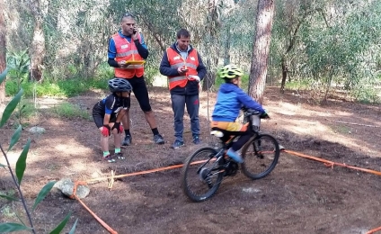 Bike Challenge day for young athletes in Lythrodontas